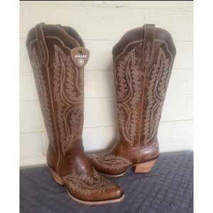 ARIAT CASANOVA X TOE WESTERN BOOTS SHADES OF GRAIN 7 B